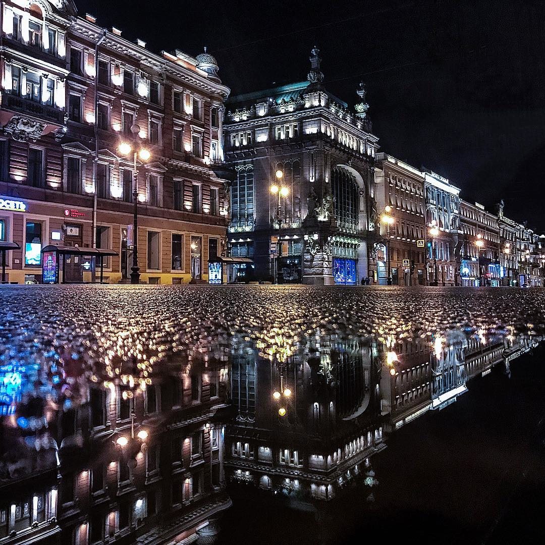 Санкт-Петербург - ночные отражения